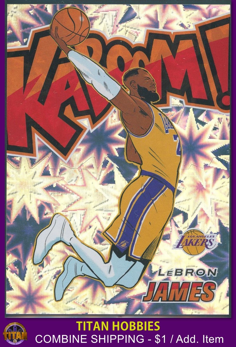 2024-25 Panini Revolution KABOOM! #2 LeBron James Kaboom VERTICAL CASE HIT SSP