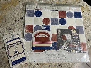 NIP Melissa Frances 12" x 12" Scrapbooking Page Kit - LITTLE GUY