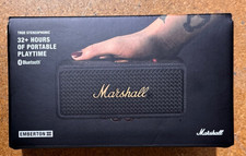 MARSHALL EMBERTON III PORTABLE WIRELESS BLUETOOTH SPEAKER - BLACK - NEW