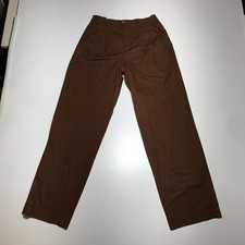 NWT A New Day Trouser Pants Size 4 High-Rise Straight Relaxed Hip  Thigh Brown