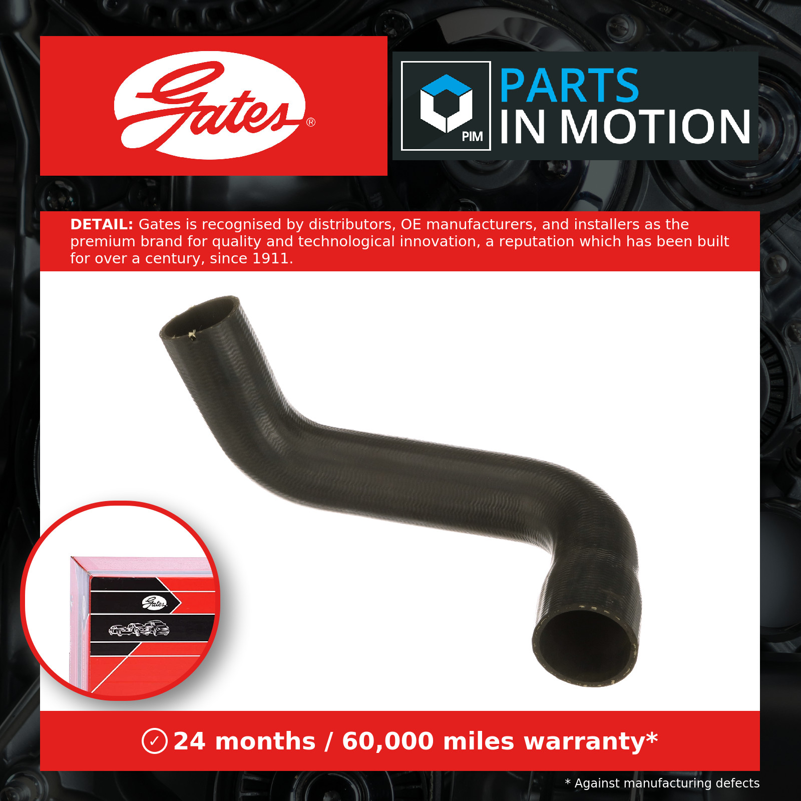 GATES 09-0516 Charger Air Hose for ALFA ROMEO - Image 13