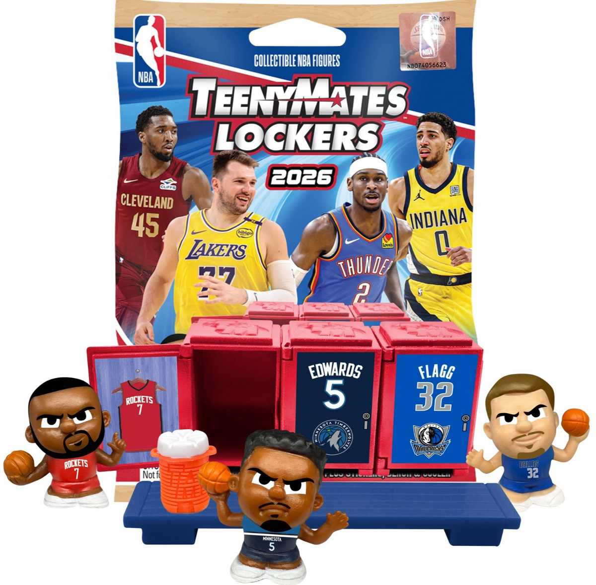 2026 NBA BASKETBALL TEENYMATES LOCKER ROOM SET FACTORY SEALED