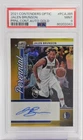 JALEN BRUNSON 2021-22 CONTENDERS OPTIC PERENNIAL GOLD AUTO /10 PSA 9 Q3819