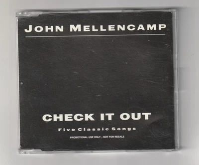♫ - JOHN MELLENCAMP - CHECK IT OUT - CD PROMO 5 TITRES - 1987 - BON ÉTAT - ♫ - Photo 1/2