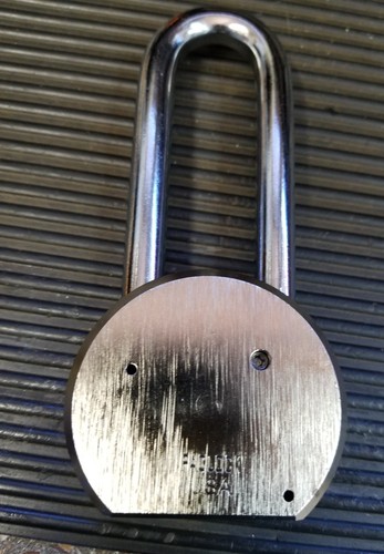 Paclock strapazierfähiges Hochsicherheitsvorhängeschloss 3" Fessel individuelle Größe - Bild 2 von 3