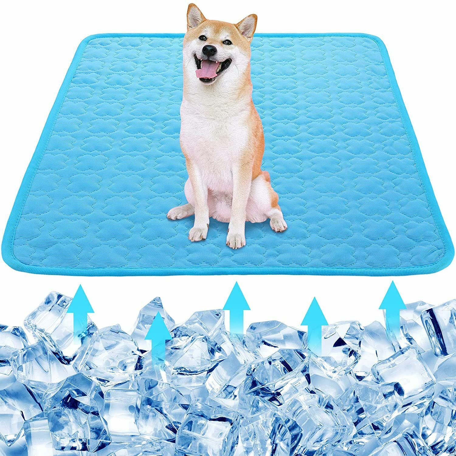 Import Bed Moisture-proof Cool Ice Max 51% OFF Silk Cooling Pet Mat Sleepi Mattress