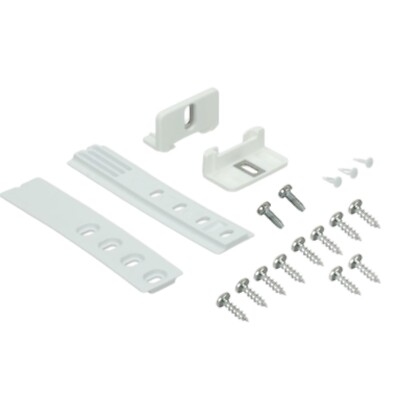 2 x Universalscharnier Abschlepptür Schiebeschiene Kühlschrank für Liebherr 9086322