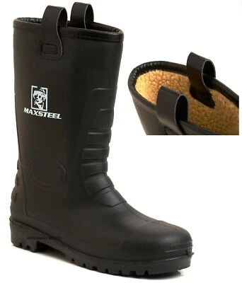 MAXSTEEL / PORTWEST JALLATTE S3 LEDER LEICHTE DAMEN-VERBUND-SICHERHEITS-ZEHENKAPPE ARBEITSSTIEFEL GRÖSSE