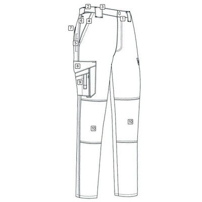 Black or Navy Paramedic Uniform Pants 