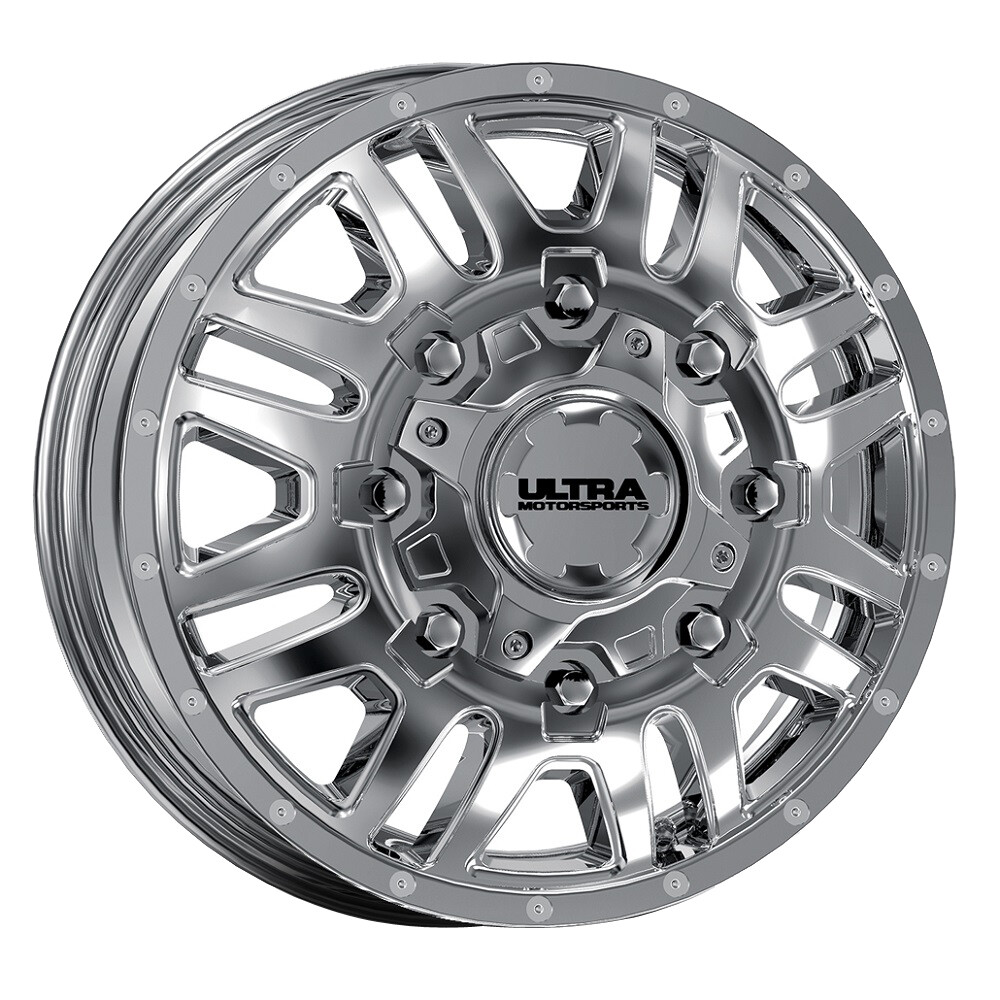 Image of ULTRA 003 Hunter Truck Dually Front 17X6.5 8X200 Offset 129 Chrome (Qty of 4)