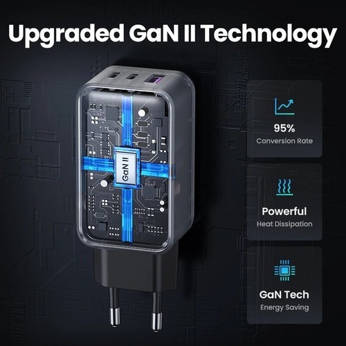Ugreen 65w Charger Quick Charge 4.0 3.0 Type C USB Charger for Laptop - Picture 6 of 14