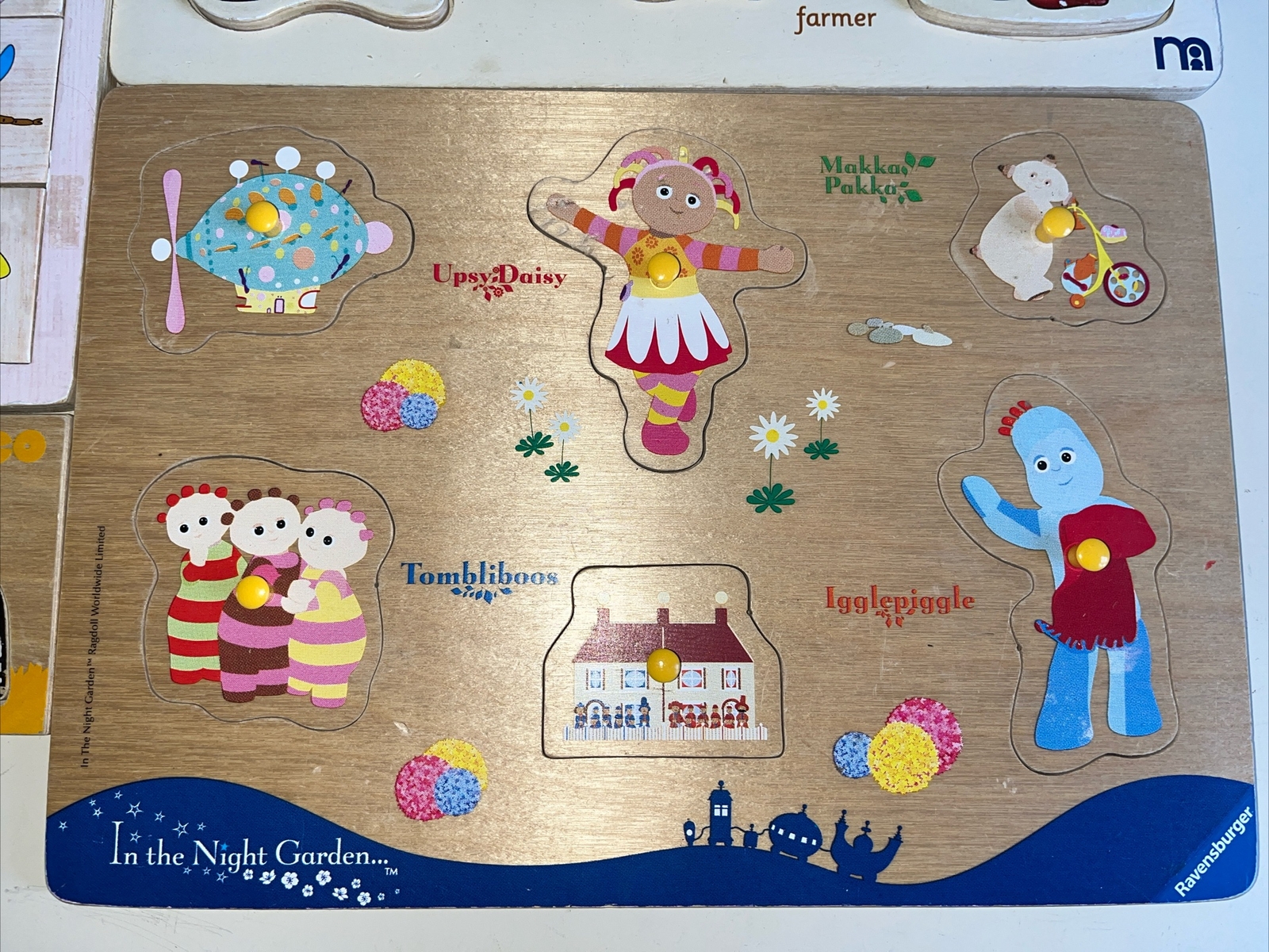 4 Children's Wooden Puzzles eBay