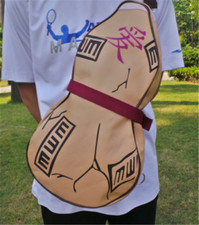 Hokage Gaara Gourd Backpack PU Leather Crossbody Bag Case Cosplay Messenger Gift