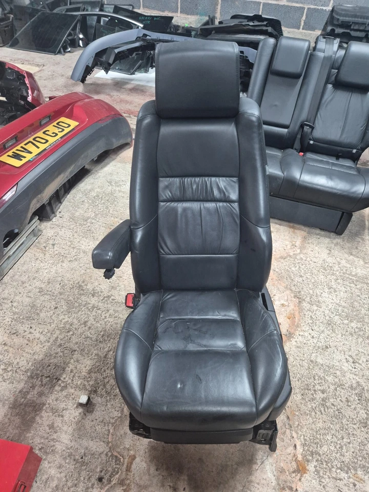 RANGE ROVER SPORT L320 2006 NSF PASSENGER FRONT ELECTRIC LEATHER SEAT & MOTORS