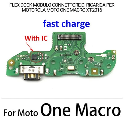 FLEX DOCK MODULO CONNETTORE DI RICARICA PER MOTOROLA MOTO ONE MACRO XT-2016