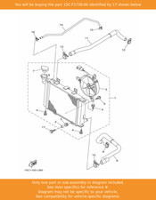 YAMAHA Bolt, 1SC-F1739-00 OEM YFM300