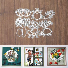 Build a Bunch of Bugs Cutting & Embossing Dies – Ladybugs Ants Bees Insects