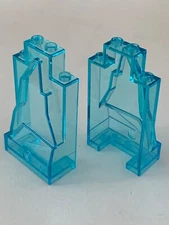 LEGO Parts 47847 54782 (2pcs) Castle 2x4x6 Wall ROCK PANEL Choose Color