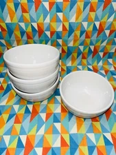 NEW set of 4 FIESTA small BISTRO BOWLS White  FIESTAWARE 22 oz free shipping