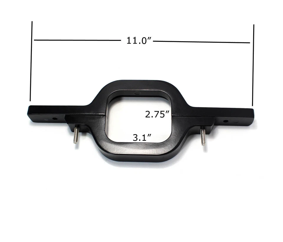 40W CREE LED Pods w/ Backup Reverse Tow Hitch Brackets For Offroad 4x4 Truck SUV — 第 3/4 张图片