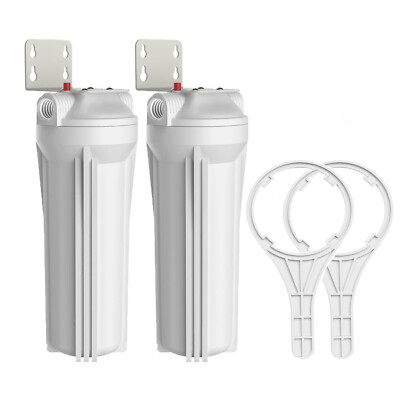 SimPure 10'' x 2.5'' Whole House Water Filter Housing Filtration System 2 Pack