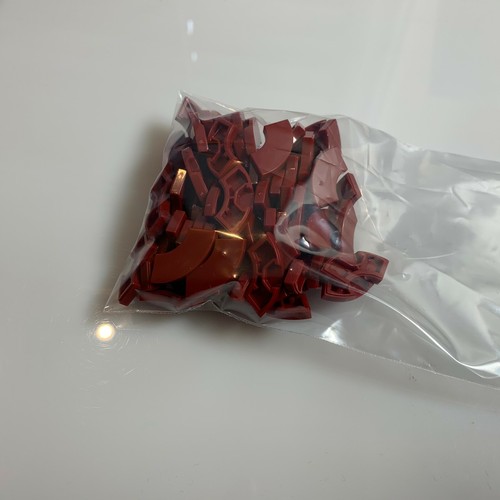 75 pro Set NEU LEGO Neu Dunkelrote Fliese 2X2, mit Schleife (27925/6172632) Makkaroni - Bild 3 von 3