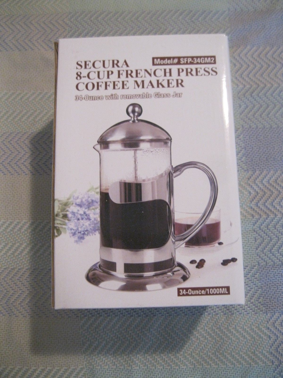 Coffee Maker 34oz Ss Screen Filter - Nib