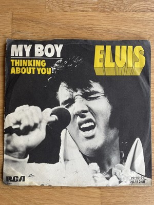 ELVIS PRESLEY 7'' :  MY BOY / THINKING YBOUT YOU  RCA PB-10191