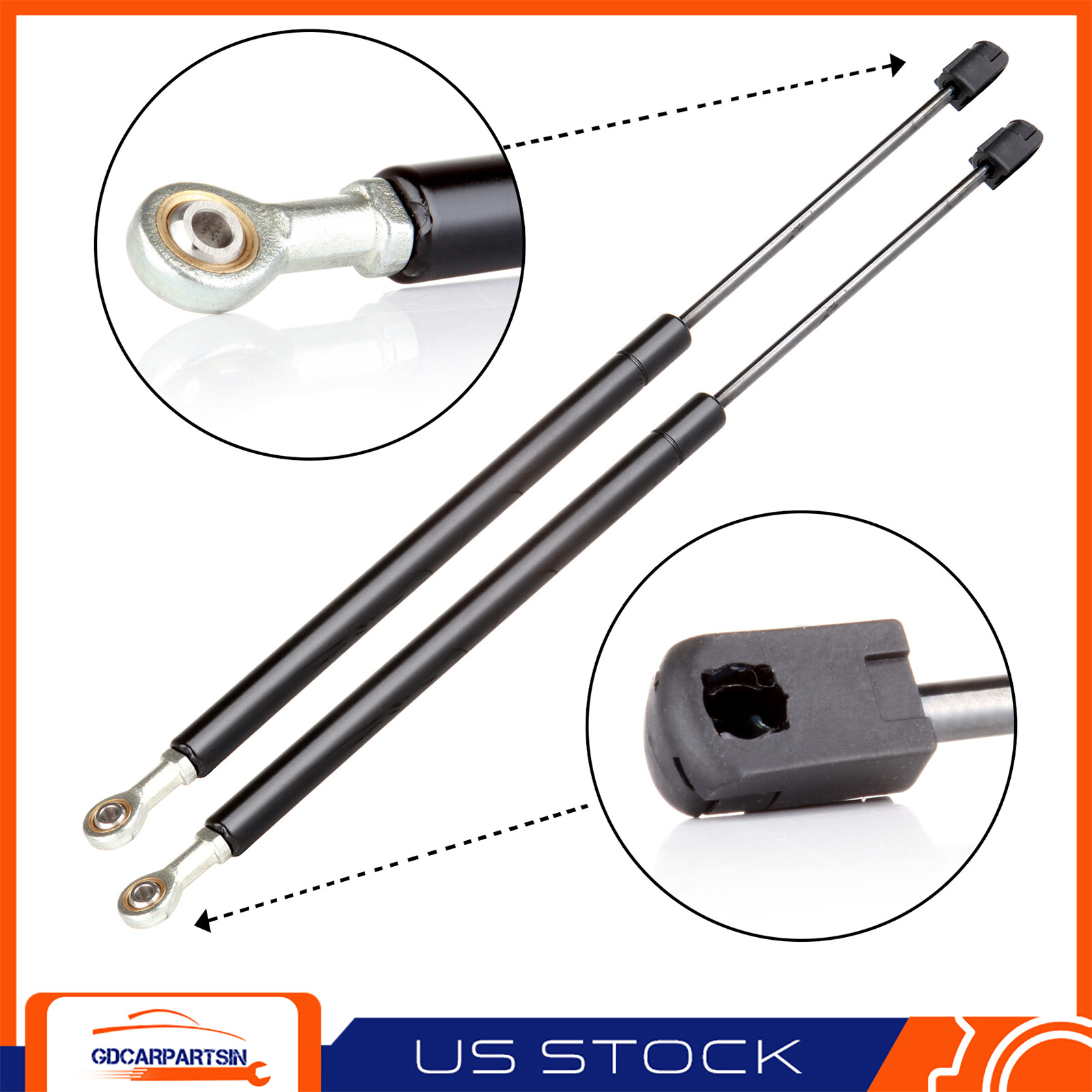 Qty(2) Rear Window Glass Lift Supports Struts Shocks Fits 1991-01 Ford Explorer