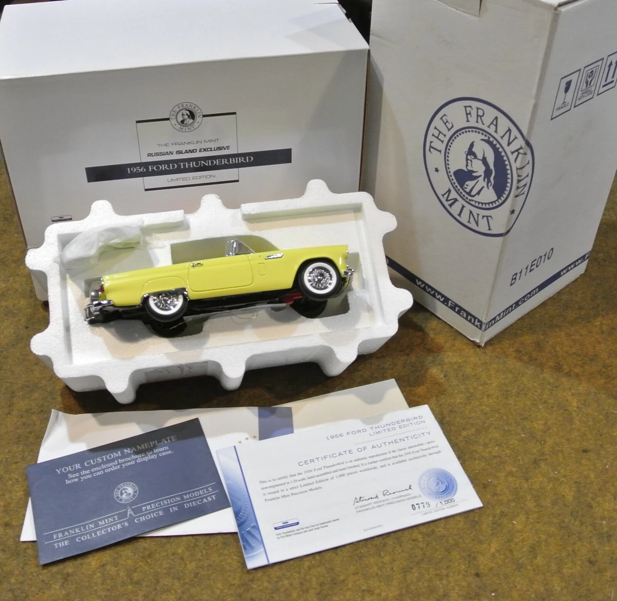 franklin mint 1956 thunderbird products for sale | eBay