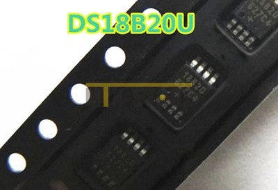 5PCS DS18B20U+ IC THERM MICROLAN PROG-RES 8USOP Maxim