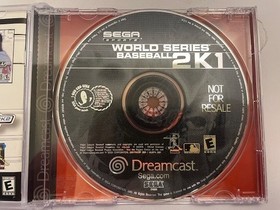 World Series Baseball 2K1 (Sega Dreamcast, 2000) Complete Tested Refurb