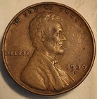 1939 S Lincoln Wheat Penny Cent! Great Condition But You Decide!