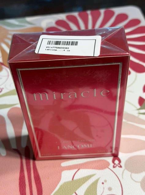 Lancome Miracle 3.4 oz Eau De Parfum 100 ml Spray for Women New Sealed Box - Image 3 of 3
