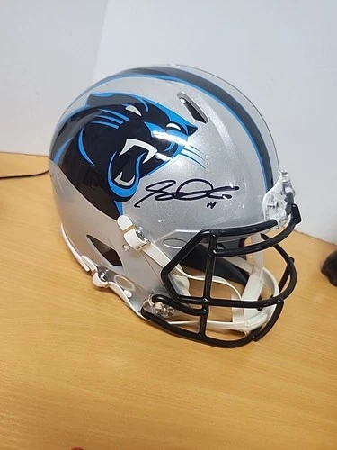 Sam Darnold Full Size Panthers Helmet NFL Beckett Authenticated Signed