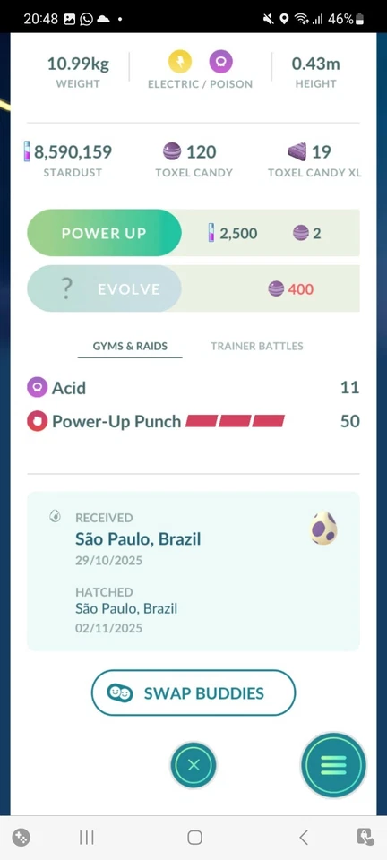 Pokemon Go Shiny Toxel - Image 2 of 2