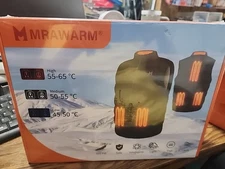 Mrawarm Heated Vest. High Quality Materials. Adjustable Temp Levels. Large