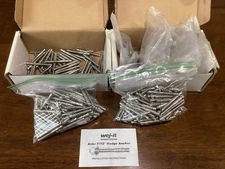 Wej-it Wedge Anchors New Open Box Lot Of 250 2 1/4 X 1/4 Ankr-TITE Stainless