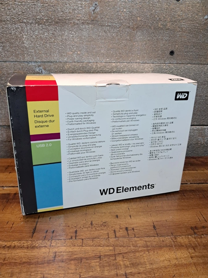 WD Elements 1.5TB External Hard Drive USB 2.0 WDBAAU0015 New Open Box - Image 3 of 4