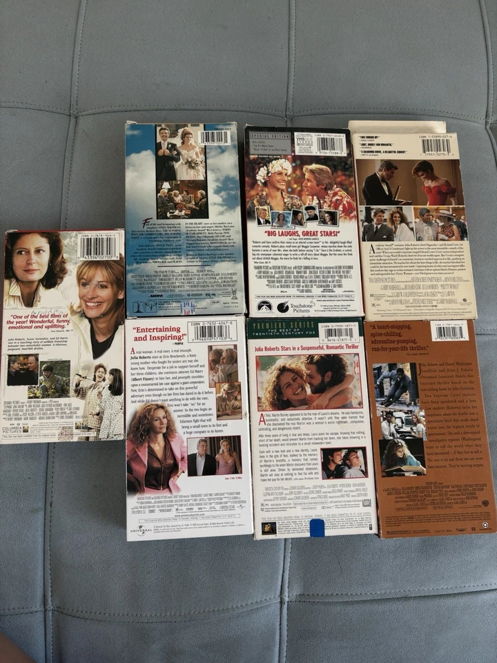 Julia Robert’s VHS Tapes Lot Of 7 - Imagem 2 de 2