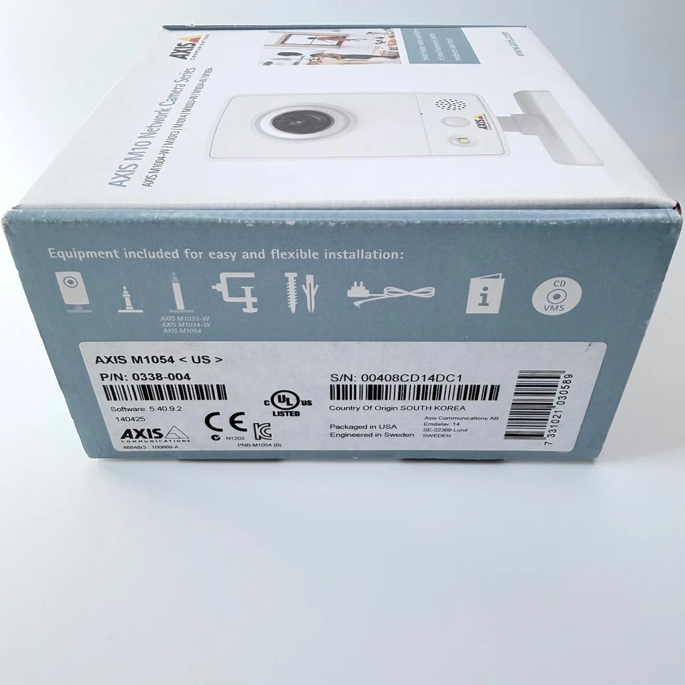 Axis M1054 Network Camera Indoor HD Video Surveillance Microphone Speaker Sealed - Image 3 of 4