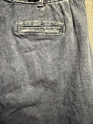 Karen Scott Damen 14P Petite elastische Taille Denim blau Jeans Caprihosen Taschen Neu mit Etikett - Bild 5 von 13