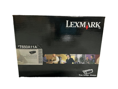Genuine Lexmark Black Laser Toner Cartridge T65X (T650A11A)