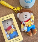 STARBUCKS Korea 2026 Toy Story Woody Bearista Keychain Plush Doll