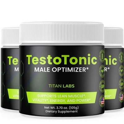(3 Pack) Testo Tonic Powder Support For Weight Management TestoTonic 90 Serves