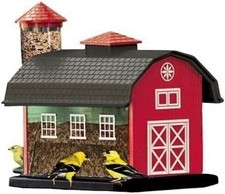 Audubon Red Barn Combo Seed Bird Feeder Model 6290