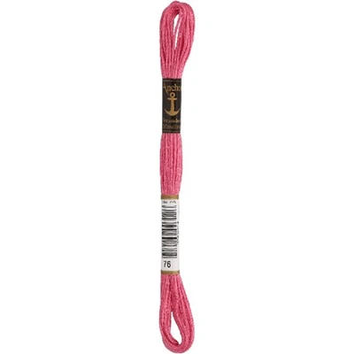 Anchor Sticktwist 8m, erika, cotone, colore 76, 6 fili