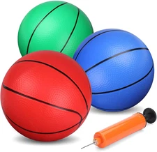 8.6 Inch Basketball Toy for Kid Toddler Teen, Soft Ball for Basketball Hoop Shot