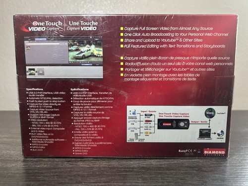 *SEALED* Diamond VC500 USB 2.0 Video Capture – Retro Gaming & VHS to Digital - Picture 2 of 4