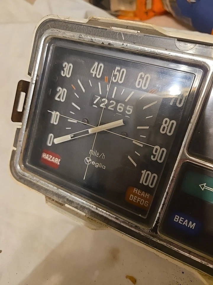 1976 RENAULT R5 INSTRUMENT CLUSTER Great Shape  - Image 3 of 4